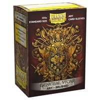Dragon Shield Limited Edition Brushed Art Sleeves - General Vicar: Coat-of-Arms (100-Pack)