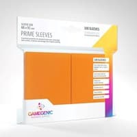 GameGenic Prime Sleeve - Standard Size - Orange (100-Pack)