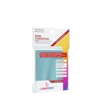 GameGenic Prime Board Game Sleeves - Mini European (50-Pack)