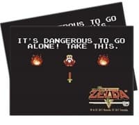 The Legend of Zelda: It's Dangerous Deck Protector sleeves (65-Pack)