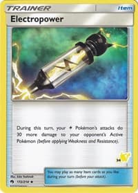 Electropower - 172/214 (#34 Pikachu Stamped)
