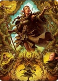 Nissa of Shadowed Boughs Art Card (6/81)