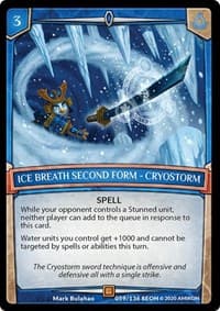 Ice Breath Second Form - Cryostorm