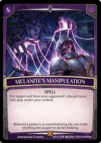 Melanite's Manipulation