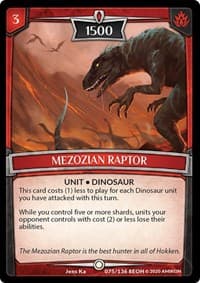 Mezozian Raptor