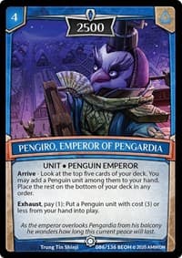 Pengiro, Emperor of Pengardia