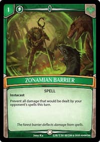 Zonamian Barrier