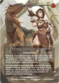 Renna, Feral Warrior (Serial Numbered)
