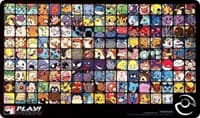 Play! Pokemon Professor Program Kanto Playmat - Black