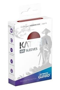 Katana 2018 Japanese Size Sleeves - Red (60-Pack)