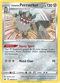 Galarian Perrserker 128/202 (SWSH Base Set)