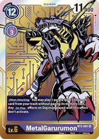 MetalGarurumon - BT2-081 (Alternate Art)
