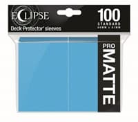 PRO-Matte Eclipse Standard Deck Protector Sleeves - Sky Blue (100-Pack)
