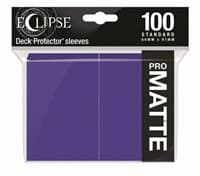 PRO-Matte Eclipse Standard Deck Protector Sleeves - Royal Purple (100-Pack)