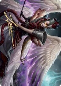 Firja, Judge of Valor Art Card (Gold-Stamped Signature)