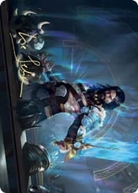 Halvar, God of Battle Art Card (Gold-Stamped Signature)