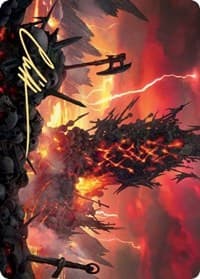 Immersturm Skullcairn Art Card (Gold-Stamped Signature)