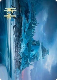 Port of Karfell Art Card (Gold-Stamped Signature)