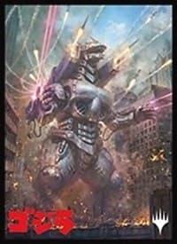 Magic: The Gathering Player's Card Sleeve - Ikoria: Lair of Behemoths - Mechagodzilla, the Weapon (80-Pack)