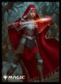 Magic: The Gathering Player's Card Sleeve - Throne of Eldraine - Rowan, Fearless Sparkmage (80-Pack)