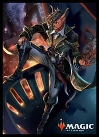 Magic: The Gathering Player's Card Sleeve - War of the Spark - Tibalt, Rakish Instigator (80-Pack)