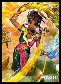 Magic: The Gathering Player's Card Sleeve - War of the Spark - Saheeli, Sublime Artificer (80-Pack)