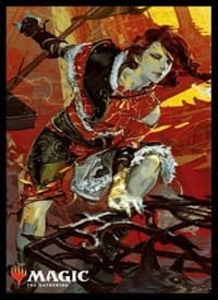 Magic: The Gathering Player's Card Sleeve - War of the Spark - Arlinn, Voice of the Pack (80-Pack)