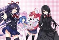 Bushiroad Rubber Mat Collection Vol.806: Fujimi Fantasia Bunko Date A Live - Tohka, Yoshino, Kotori, Kurumi