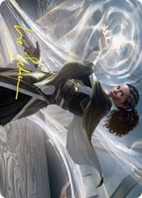 Clever Lumimancer Art Card (Gold-Stamped Signature)