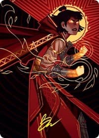 Infuriate Art Card (Gold-Stamped Signature)