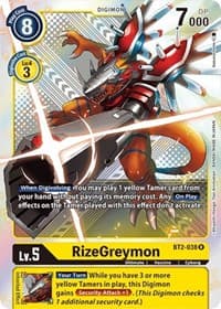 RizeGreymon - BT2-038 (Premium Pack Set 01)