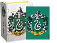 Dragon Shield Hogwarts Houses Brushed Art Sleeves: Slytherin