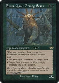 Ayula, Queen Among Bears (Retro Frame) (Foil Etched)