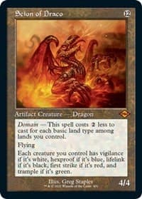 Scion of Draco (Retro Frame) (Foil Etched)