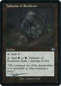 Talisman of Resilience (Retro Frame) (Foil Etched)