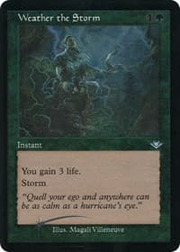 Weather the Storm (Retro Frame) (Foil Etched)