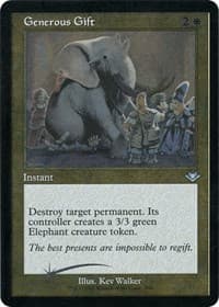 Generous Gift (Retro Frame) (Foil Etched)