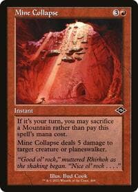 Mine Collapse (Retro Frame)