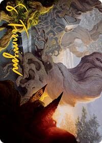 Yavimaya, Cradle of Growth Art Card (Gold-Stamped Signature)