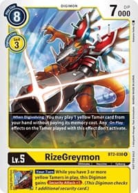 RizeGreymon - BT2-038 (Official Tournament Pack Vol.2)