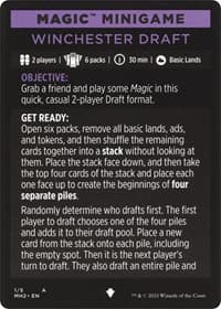 Magic Minigame: Winchester Draft