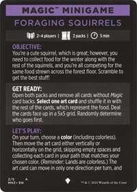 Magic Minigame: Foraging Squirrels