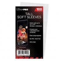 Ultra PRO 2-1/2" x 4-3/4" Tall Card Soft Sleeves (100-Pack)