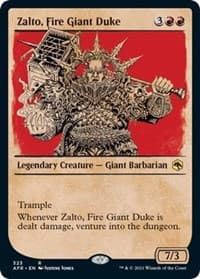 Zalto, Fire Giant Duke (Showcase)
