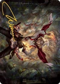 Delina, Wild Mage Art Card (Gold-Stamped Signature)