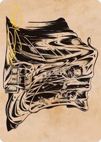 Gelatinous Cube (Showcase) Art Card (Gold-Stamped Signature)