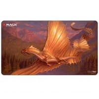 Adventures in the Forgotten Realms Playmat Adult Gold Dragon (V2) for Magic: The Gathering