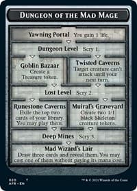 Dungeon of the Mad Mage Token (AFR)