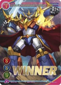 Galactic Swordmaster Goldizer (Winner Stamped)