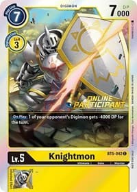 Knightmon - BT5-042 (2021 Championship Online Regional) [Online Participant]